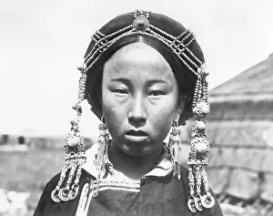 Maid Prints: Mongolian Girl