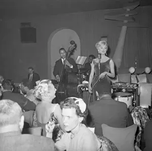 Monica Zetterlund on Stage at Club