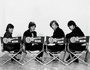 Director Prints: The Monkees Seated In Directors Chairs