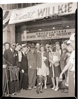 Candidate Prints: Monkey Campaigning for Willkie