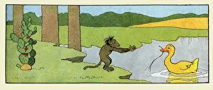 Stick Prints: Monkey is Happy to See Gedeon