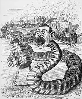 Satire Prints: A Monopoly that Requires Crushing by Grant Hamilton