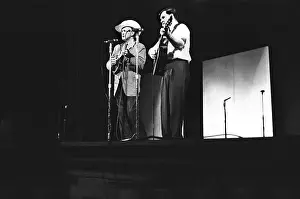Folk Music Prints: Bill Monroe And Doc Watson At The New York Folk Festival