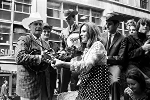 Blue Grass Prints: Bill Monroe Promotes The New York Folk Festival