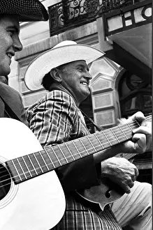 Blue Grass Prints: Bill Monroe Promotes The New York Folk Festival