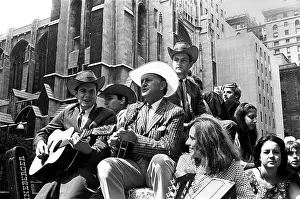 Blue Grass Prints: Bill Monroe Promotes The New York Folk Festival