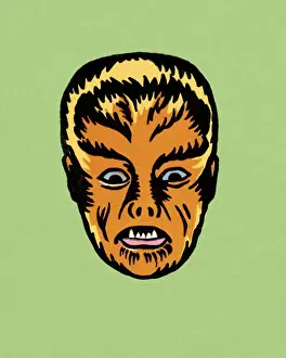 Facial Expre Prints: Monster