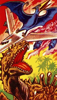 Cruel Gallery: Two Monsters and Airplane