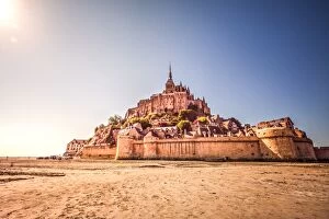 Images Dated 11th July 2015: Mont Saint-Michel in the afternoon sun