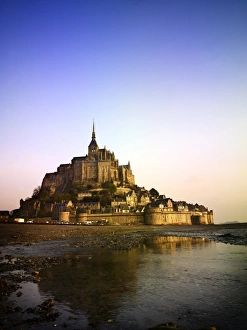 Images Dated 19th April 2010: Mont--Saint-Michel at Dawn