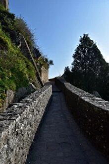 Images Dated 23rd March 2014: Mont Saint Michel path