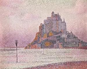 Desolate Prints: Mont Saint-Michel by Paul Signac