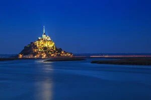 Images Dated 28th September 2015: Mont Saint-Michel at sunset