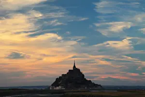 Mont Saint-Michel at sunset