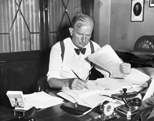 Congress Prints: Montana Senator Wheeler Working