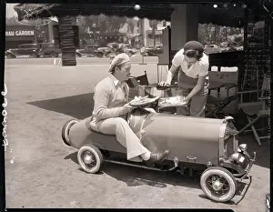 Monte Blue in Drive-In Restaurant