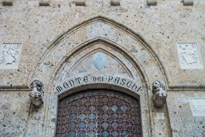Door Gallery: Monte dei Paschi di Siena bank, Siena, Italy