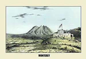 Mexican American Prints: Monterey, from Independence Hill
