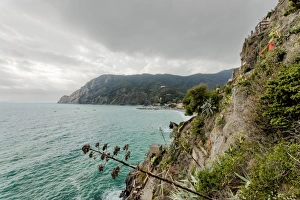 Images Dated 9th October 2014: Monterosso al Mare coastline, Cinque Terre, Italy