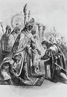 Honor Prints: Montezuma Receiving Visitor