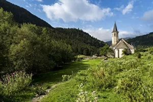 Images Dated 11th August 2014: Montgarri Monastery, Val dAran, Aran Valley, Pyrenees, Catalonia, Spain