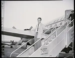 Lumber Prints: Montgomery Clift Upon Return From Berlin