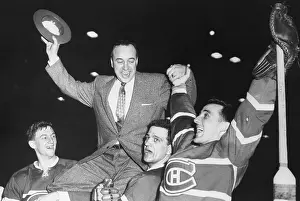 Montreal Canadiens Celebrating Their Victory