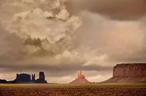 Horizon Over Land Collection: Monument Valley Storm Clouds