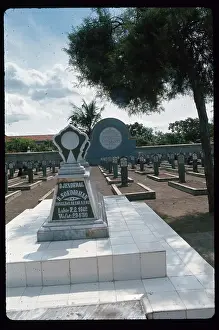 Java Prints: Monuments in Cemetery