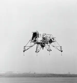 Moon Landing Trainer Descending