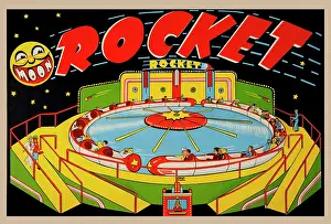 Carnival Prints: Moon Rocket