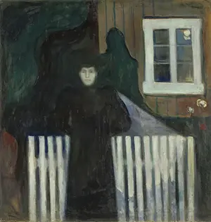 Prints of Moonlight, 1893. Additional Info: A finely tuned interplay of contrasts is one of the defining features of this evocative painting Where emotion becomes image, and every image speaks a thousand whispers.: Moonlight