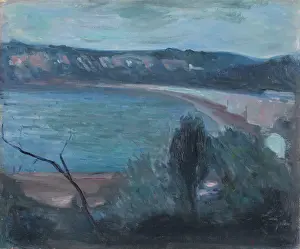 Prints of Moonlight by the Mediterranean, 1892. Creator: Edvard Munch. (Photo by Heritage Art/Heritage Images via Getty Images) Where emotion becomes image, and every image speaks a thousand whispers.: Moonlight By The Mediterranean
