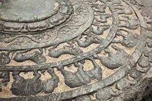 Stone Object Prints: Moonstone at Polonnaruwa