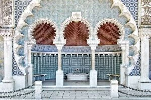 Moorish fountain in Sintra, Portugal