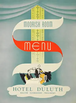 1951 Prints: Moorish Room, Hotel Duluth