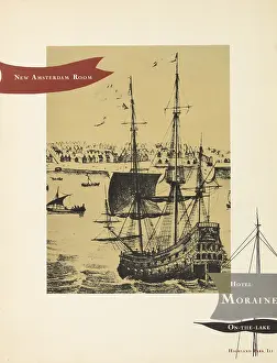 Illinois Prints: Moraine Hotel, New Amsterdam Room