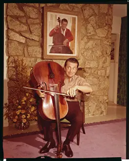 Morey Amsterdam Playing Cello Upside Down