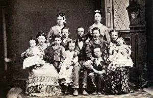 Infant Prints: Mormon Family with Two Wives and Nine Children