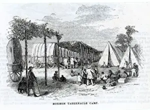Camping Prints: Mormon Tabernacle Camp