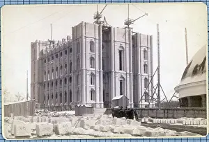 Mormon Temple Under Construction
