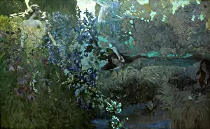 Symbolist Prints: Morning, 1897. Artist: Mikhail Vrubel