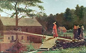 Pail Prints: The Morning Bell by Winslow Homer