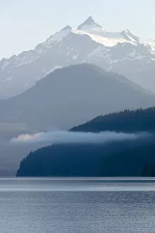 Images Dated 26th July 2017: Morning calm Baker Lake under Mt. Shuksan, Washington State, USA
