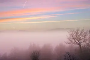 Slovakia Prints: Morning on Kremeniste Hill, Strazovske Vrchy