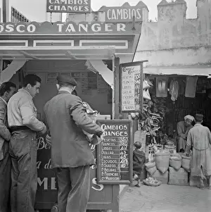 Huty33006 Prints: Moroccan Currency Exchange Booth
