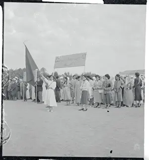 Rabat Prints: Moroccan Women Participating in a Mass Meeting