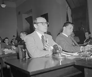 Cold War Prints: Morris Carnovsky Testifying Before Committee