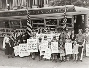 Foreclosure Prints: Mortgage Marchers Petitioning