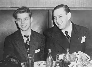 Morton Downey With Son Shawn (L)